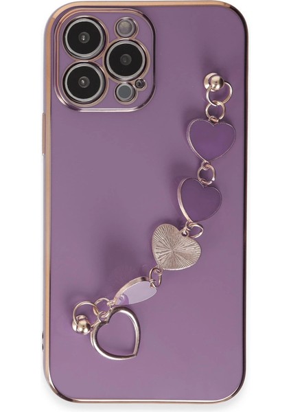 Iphone 13 Kılıf Esila Silikon - Mor