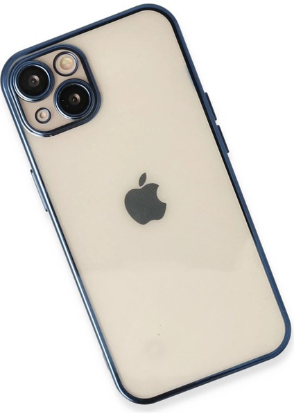Iphone 13 Kılıf Lensli Silikon - Lacivert modelleri