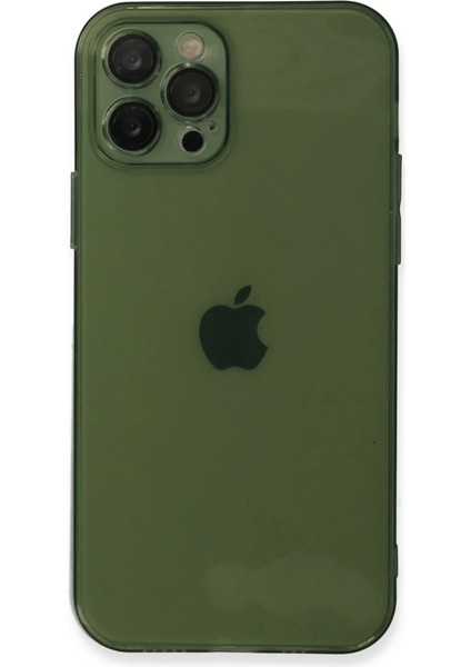 Iphone 12 Kılıf Fly Lens Silikon - Yeşil