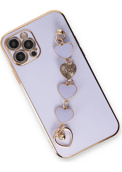 Iphone 12 Kılıf Esila Silikon - Lila modelleri