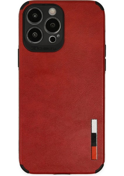 Iphone 13 Kılıf Loop Deri Silikon - Kırmızı