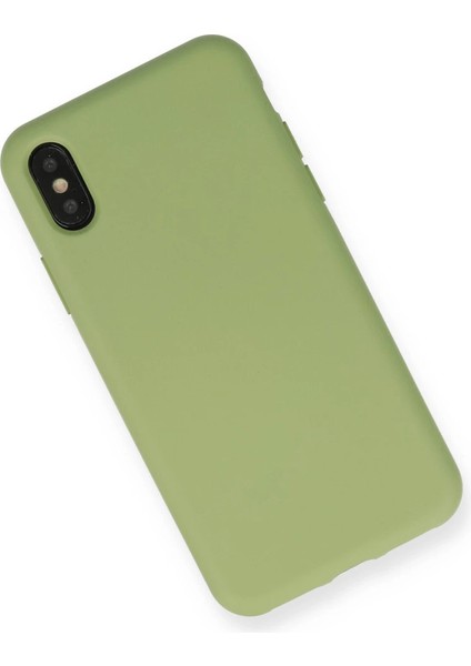 Iphone Xs Kılıf Nano Içi Kadife Silikon - Yeşil fiyatları