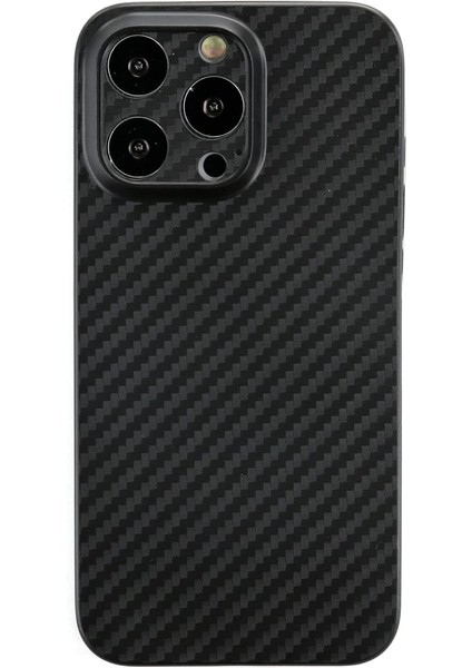 Iphone 13 Kılıf Karbon Pp Silikon - Siyah