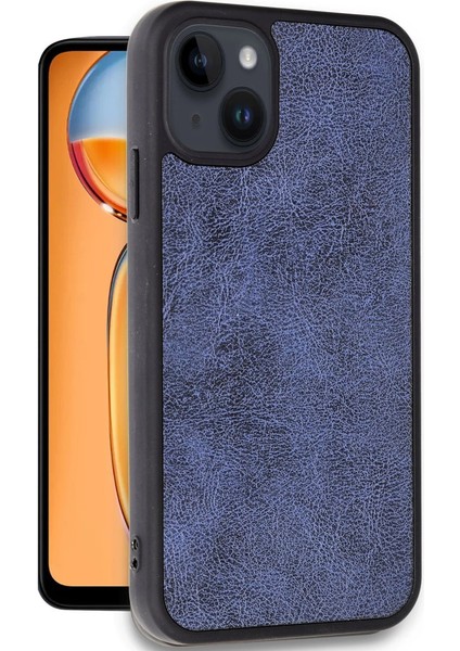 Newface Iphone 14 Kılıf Aras Deri Kapak - Lacivert fiyatları