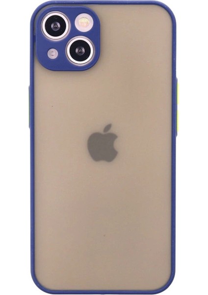 Iphone 13 Mini Kılıf Montreal Silikon Kapak - Lacivert