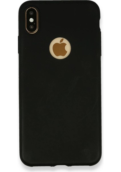 Iphone Xs Kılıf First Silikon - Siyah
