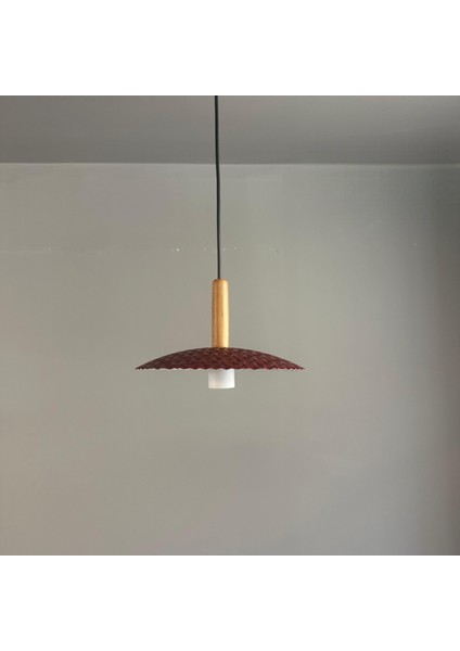 Zetra Vişne Çürüğü Metal Avize Tekli Ahşap Başlık Mutfak Modern Dekoratif Sarkıt Aydınlatma fırsatları