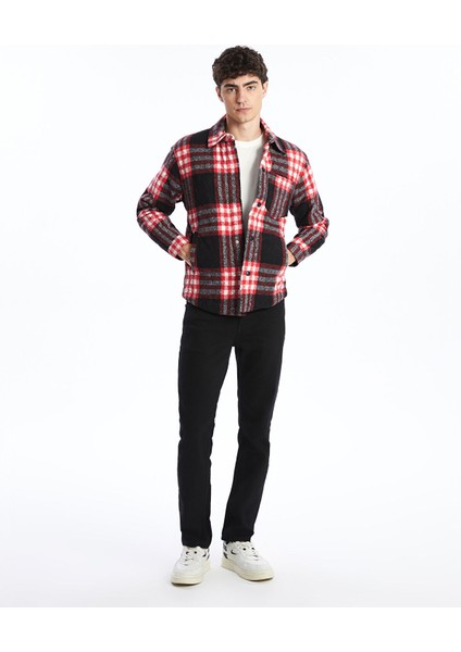 Yeni Sezon Regular Fit Uzun Kollu Ekose Erkek Gömlek Ceket fiyatları