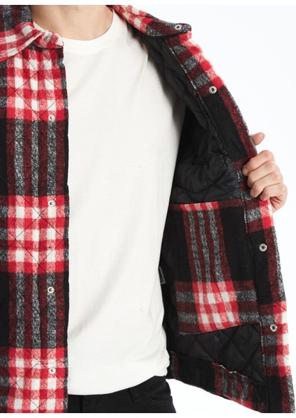 Yeni Sezon Regular Fit Uzun Kollu Ekose Erkek Gömlek Ceket fırsatları