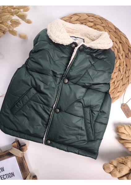 Lüks Kalite Pamuk ve Mikrofiber Dolgulu Özel Dikim Çocuk Yelek fiyatları