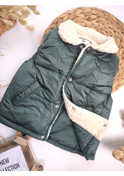 Lüks Kalite Pamuk ve Mikrofiber Dolgulu Özel Dikim Çocuk Yelek modelleri