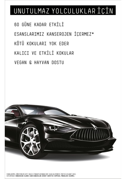 Araba Klima Kokusu - Jooy Oto Kokusu | 90 Gün Etkili Araç Kokusu - Champagne & Berries indirimleri