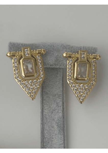 Serenay'ın Büyük ve Küçük Taşlı Gold Küpesi fiyatları