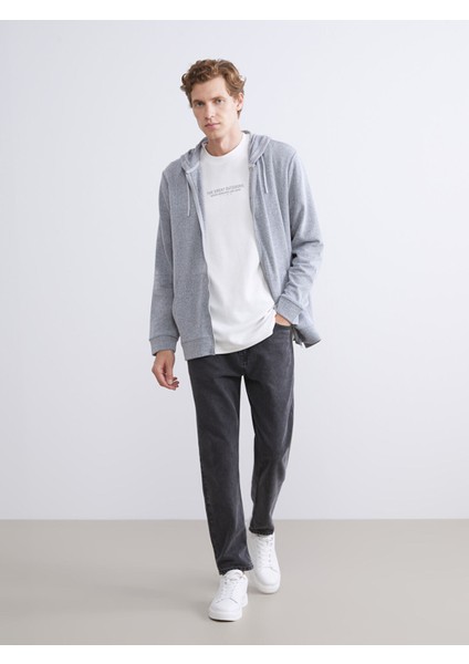 Yeni Sezon Kapüşonlu Uzun Kollu Erkek Fermuarlı Sweatshirt fiyatları