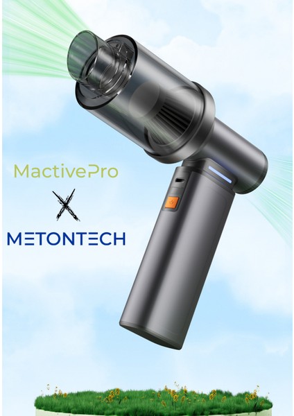 F1 Violent Turbo Jet Fan | Taşınabilir Şarjlı Hava Üfleyici | (130000RPM) - Güçlü Vakum ve Üfleme - Ultra Hızlı Motor Mactivepro Violent Turbo Jet Fan