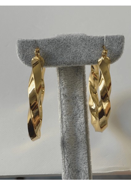 Örme Gold Halka Küpe fırsatları