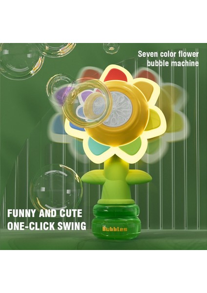 Ayçiçeği Dans Kabarcığı Makinesi Salıncak Elektrik Otomatik Kabarcık Makinesi Sabun Üfleyici Parti Oyuncak Çocuk Si (Yurt Dışından) modelleri