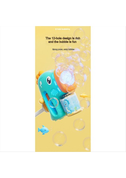 Elektrikli Bubble Kids Hafif Yaz Dış Mekan Oyunları ile Otomatik Sabun Üfleyici Çocuk Mavi (Yurt Dışından) fırsatları