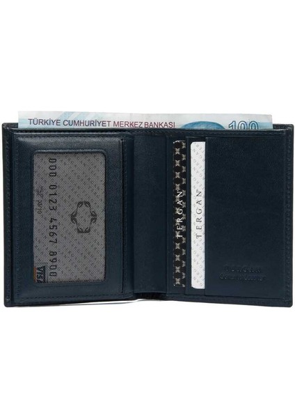 Lacivert Hakiki Deri Erkek Cüzdan - S1CE00001503-H86