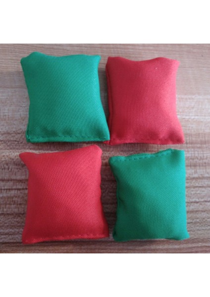 Spor ve Açık Hava Etkinlikleri Kum Torbaları Çocuk Oyun Oyuncak Kum Torbaları 8 - Kırmızı+Yeşil (Yurt Dışından) indirimleri