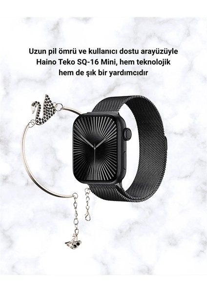 Sq-16 Mini Series 10 – Dokunmatik Akıllı Saat | Kalp Ritmi, Spo2, Uyku Takibi fırsatları