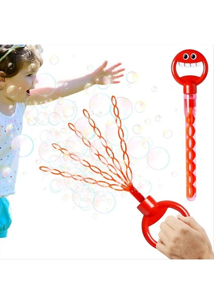 Elde Tutulan Gülümseyen Yüz Beş-Claw 32 Delikli Balon Değnek Çok Sayıda ve Kabarcık Üfleme Makinesi Üretebilir (Yurt Dışından) fırsatları