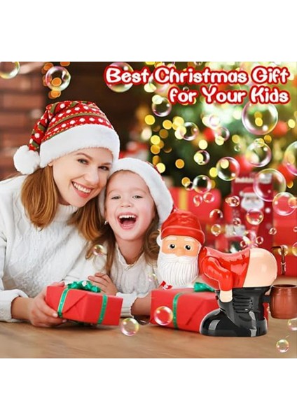 Yanıp Sönen Işıklar ve Müzik ile Komik Noel Baba Kabarcık Üfleme Makinesi Açık Hava ve Iç Mekan Aktivitesi Için Noel Kabarcık Üfleyici 2 Seti (Yurt Dışından) modelleri