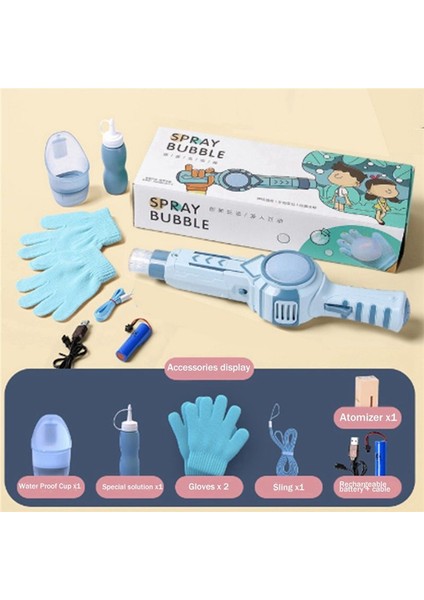 Elastik Smog Kabarcık Makinesi Duman Sihirli Kabarcık Makinesi Elektrikli Otomatik Kabarcık Üfleyici Çocuklar Için Doğum Günü Si (Yurt Dışından) fiyatları