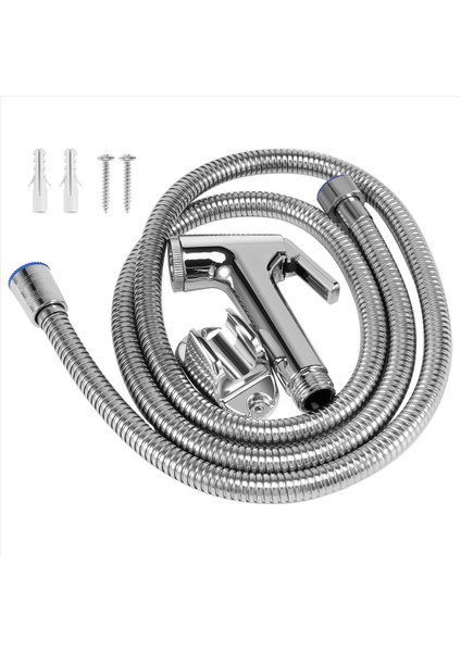 Tuvalet Banyo Elde Tutulan El Püskürtücü Duş Bide Sprey Hortum Tutucu (Yurt Dışından)