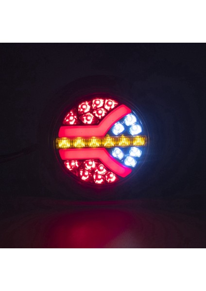 2pcs 12V 24V LED Yuvarlak Araç Arka Kuyruk Işık Fren Durdurma Yan Işaretçisi Dönüş Uyarı Göstergesi Lamba Kamyon Römork Atv Rv Bus (Yurt Dışından) fiyatları