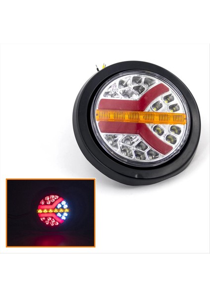 2pcs 12V 24V LED Yuvarlak Araç Arka Kuyruk Işık Fren Durdurma Yan Işaretçisi Dönüş Uyarı Göstergesi Lamba Kamyon Römork Atv Rv Bus (Yurt Dışından) fırsatları