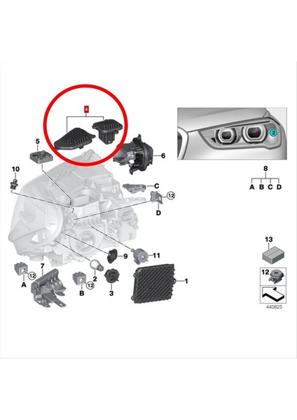 Bmw X1 F48 2017-2019 Için Süper Parlak Beyaz Gündüz Koşu Işık Tahtası (Yurt Dışından) fiyatları