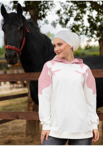 Sweatshirt Kovboy Pembe