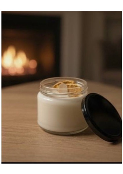 Portakal Aromalı Cam Dekoratif Mum modelleri