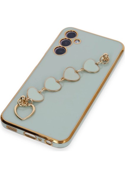 Samsung Galaxy A24 4g Kılıf Esila Silikon - Su Yeşili