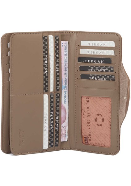 Bej Hakiki Deri Kadın Cüzdan - S1CB00005767-D5M