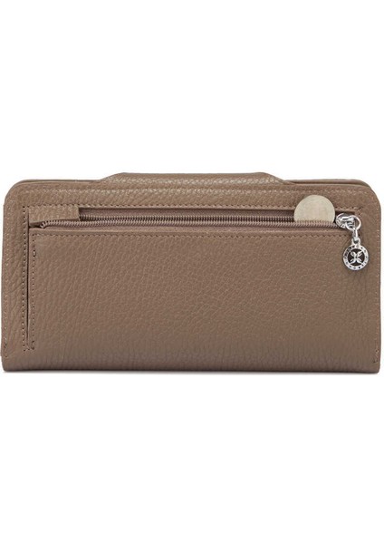 Bej Hakiki Deri Kadın Cüzdan - S1CB00005767-D5M