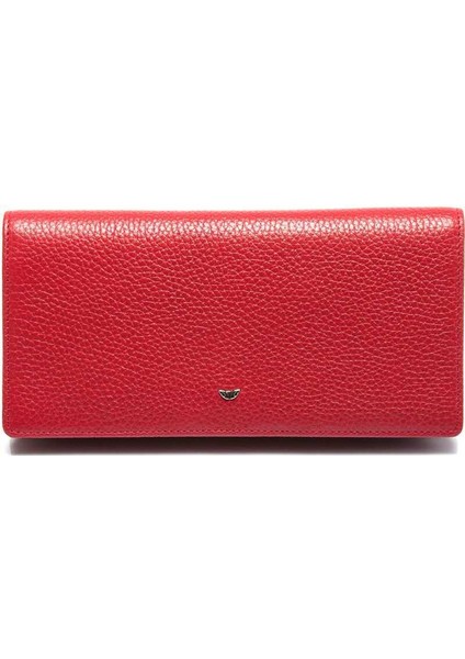 Kırmızı Hakiki Deri Kadın Cüzdan - S1CB00005685-B68