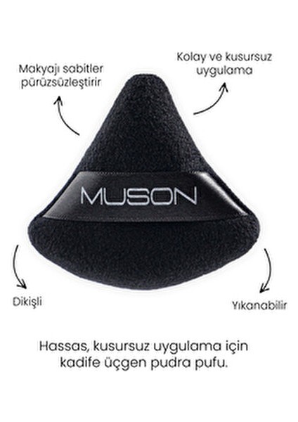 Powder Puff Siyah Renkli Makyaj Süngeri Kolay ve Kusursuz Uygulama İçin Tasarlandı indirimleri