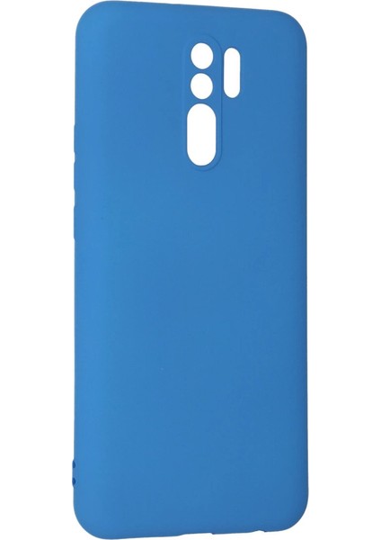 Xiaomi Redmi 9 Kılıf Nano Içi Kadife Silikon - Mavi fiyatları