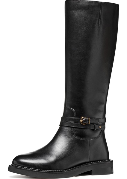 Kadın Siyah D Serılda A - Smo.lea Fermuarlı Deri Çizme D56WYA00043C9999 fiyatları