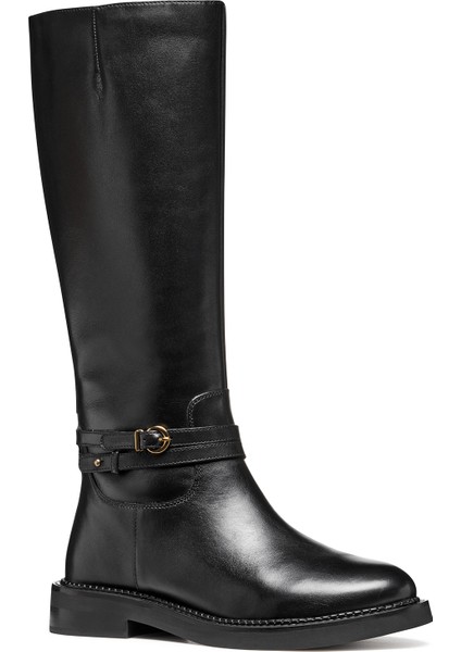 Kadın Siyah D Serılda A - Smo.lea Fermuarlı Deri Çizme D56WYA00043C9999 modelleri