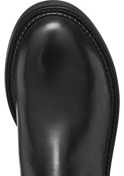 Kadın Siyah D Serılda A - Smo.lea Fermuarlı Deri Çizme D56WYA00043C9999