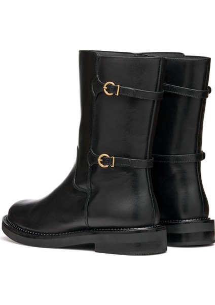 Kadın Siyah D Serılda B - Smo.lea Fermuarlı Tokalı Deri Çizme D56WYB00043C9999 indirimleri