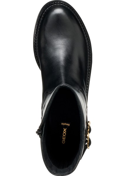 Kadın Siyah D Serılda B - Smo.lea Fermuarlı Tokalı Deri Çizme D56WYB00043C9999