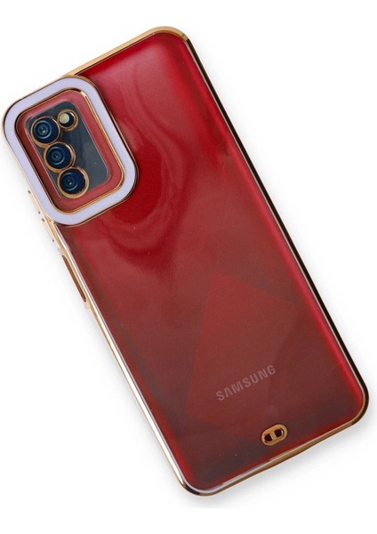 Samsung Galaxy A03S Kılıf Liva Lens Silikon - Lila fiyatları