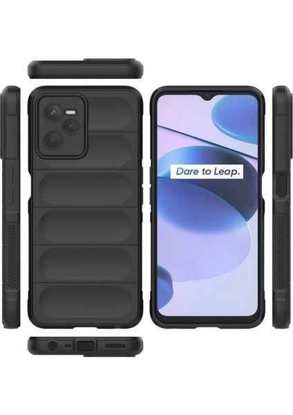 Realme C35 Kılıf Optimum Silikon - Siyah modelleri