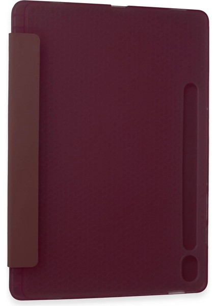 Samsung Galaxy Tab A9 Kılıf Kalemlikli Mars Tablet Kılıfı - Mürdüm fiyatları