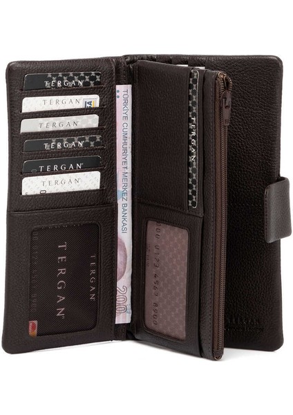 Kahve Hakiki Deri Kadın Cüzdan - S1CB00005727-A7P indirimleri