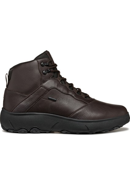 Erkek Kahverengi U Granıto + Grıp B Abx D - Sue Bağcıklı Deri Outdoor Bot U46HFB04654C6009